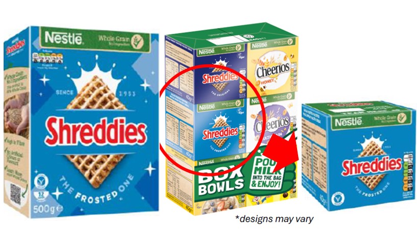 Nestlé Recalls Frosted Shreddies Cereal Due to Choking Hazard