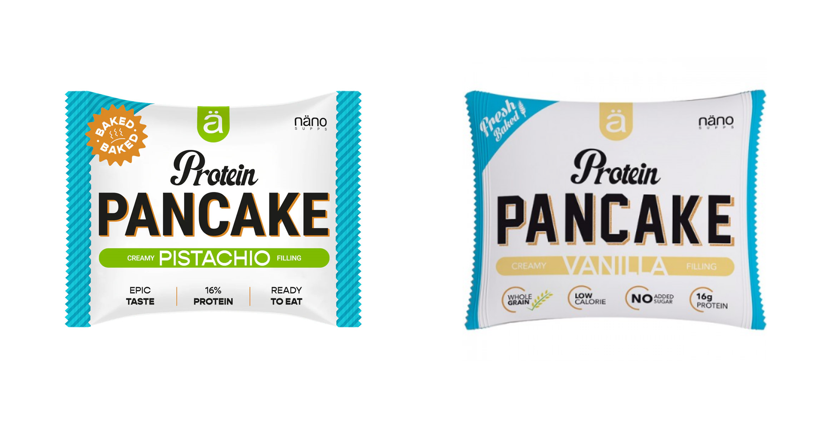Pistachio & Vanilla Protein Pancakes