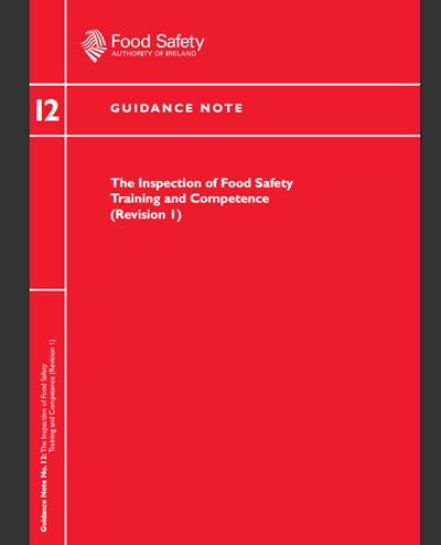 The red cover of Guidance Note 12