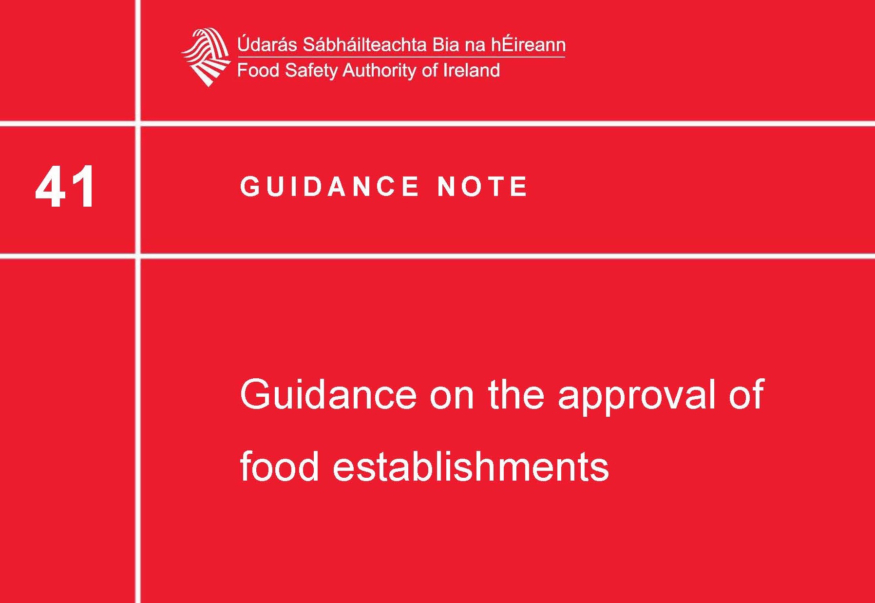 Cover of Guidance Note 41