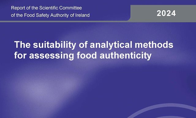 The suitability of analytical methods for assessing food authenticity ...