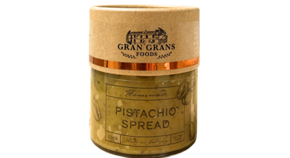 Gran Grans Foods Homemade Pistachio Spread.