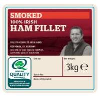Ham fillet label