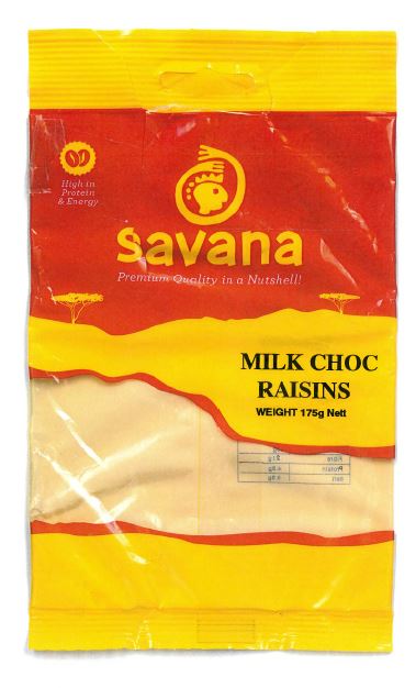 Savana Milk Chocolate Raisins