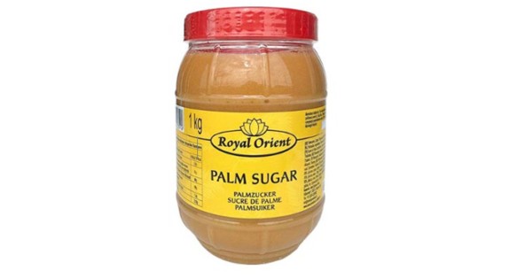 A tub of Royal Orient Palm Sugar
