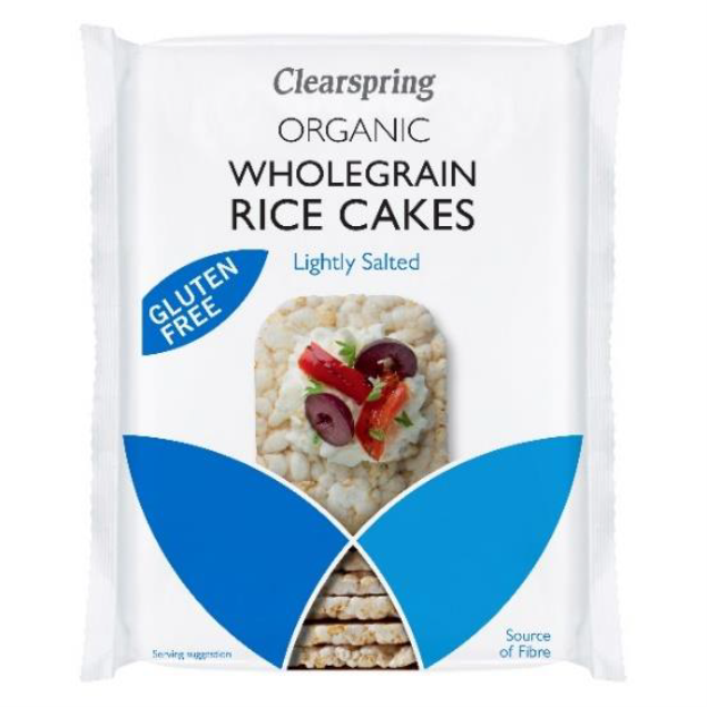 A pack of Clearspring Organice Wholegrain Rice Cakes
