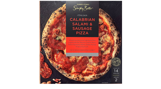 Dunnes Stores Simply Better Italian Calabrian Salami & Sausage Pizza