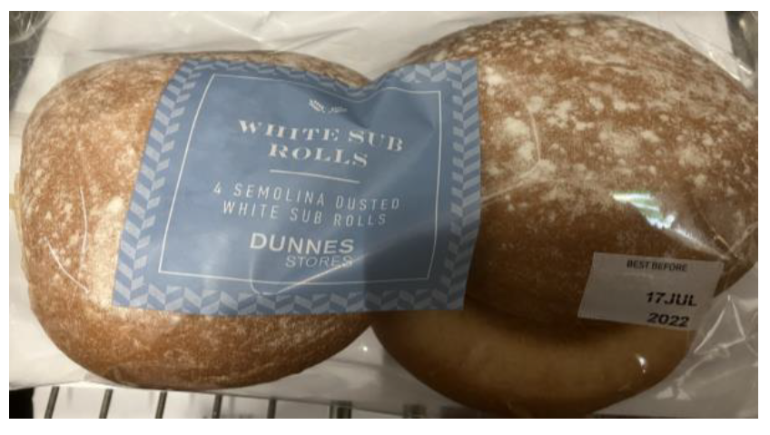 Dunnes Stores White Sub Rolls