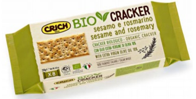 Crich Bio Crackers Sesame and Rosemary 