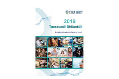 Front cover of the FSAI 2019 Annual Report