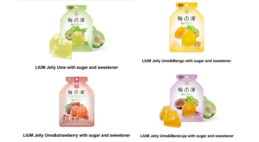 4 Lium jelly sweets