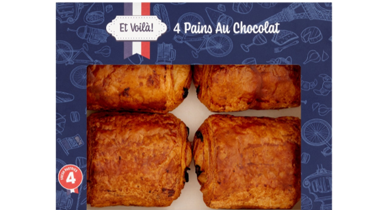 Et Voilá Pain au Chocolat 4 Pack