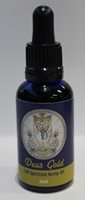 Bottle of Deus Gold Full Spectrum Hemp Oil