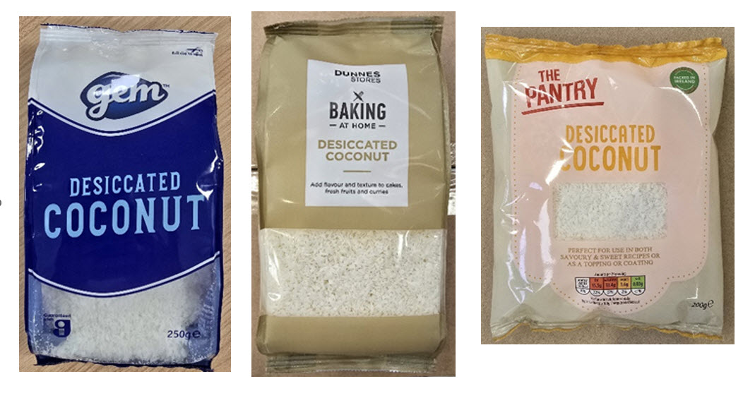 Retail coconut bags