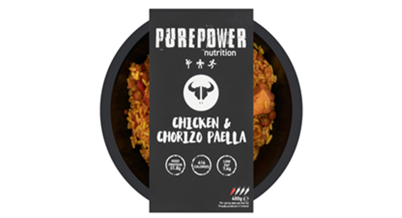 PUREPOWER Nutrition Chicken and Chorizo Paella