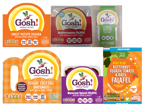Various Gosh and The Deli products