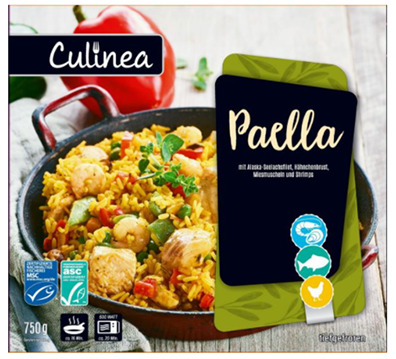 Culinea Paella  front of pack