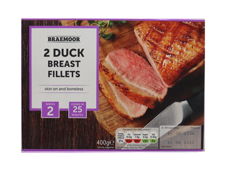 Frozen Duck Breast Fillets