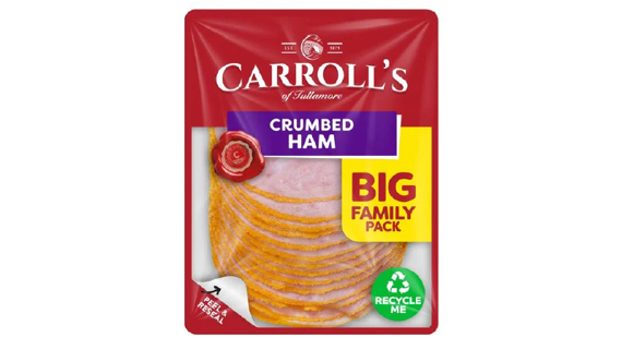 A pack of Crumbed Ham