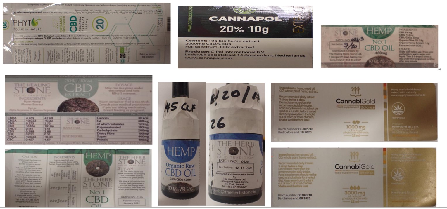 CBD labels