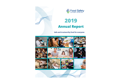 Front cover of the FSAI 2019 Annual Report