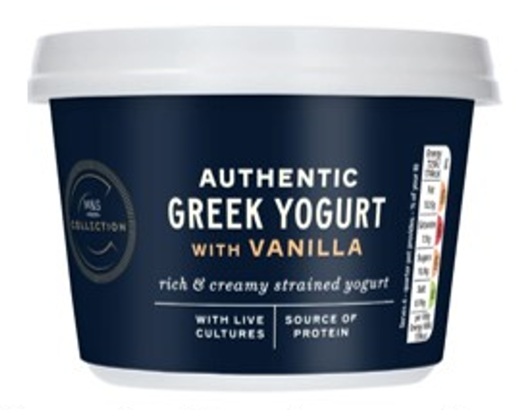 M&S Collection Authentic Greek Vanilla Yoghurt 500g