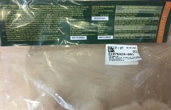 Premium Pangasius Fillets back