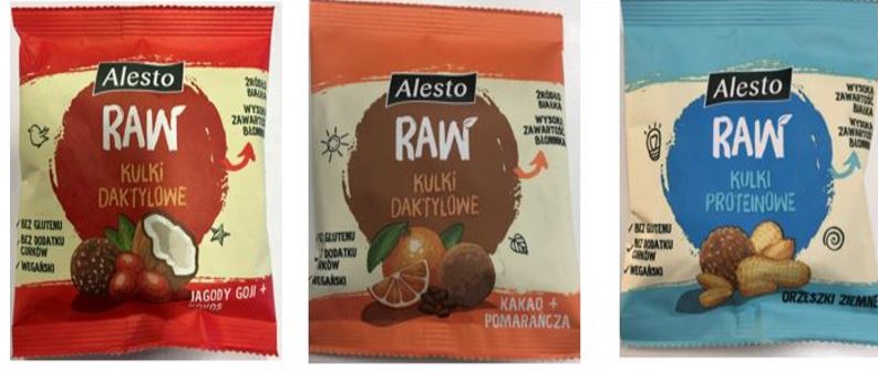 Alesto Raw Kulki Daktylowe (Protein Balls)