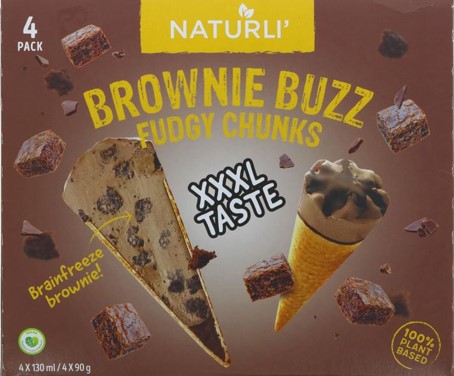 Naturli Brownie Buzz Fudgy Chunks