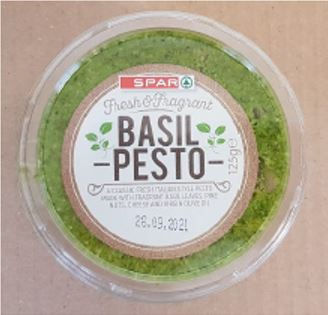 Spar basil pesto