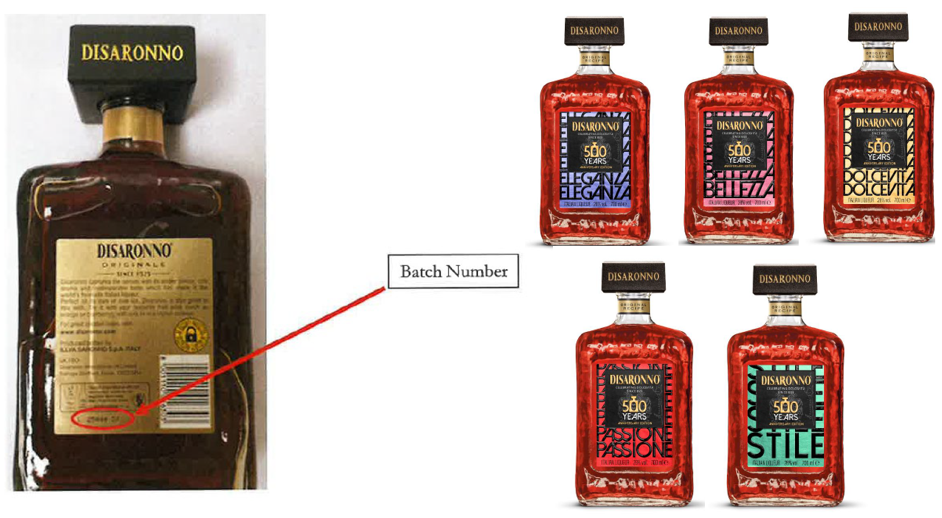 Bottles of Disaronno Originale