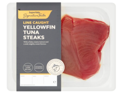 Pack of SuperValu Signature Taste Yellow Fin Tuna Steaks