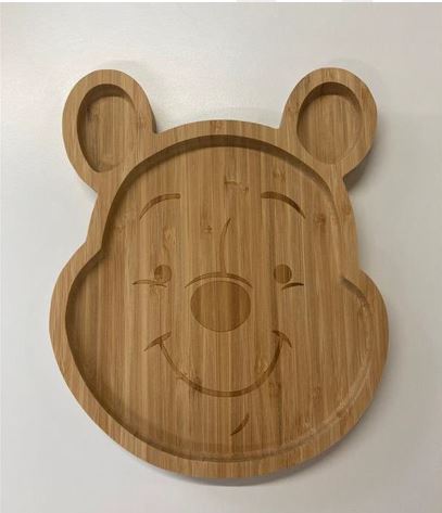 A Winnie the Pooh bamboo plate for children