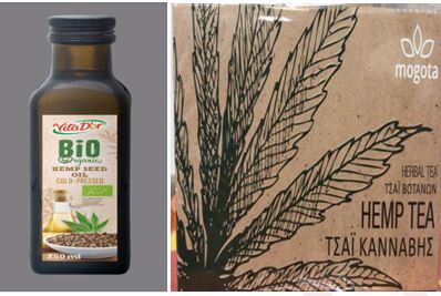 Mogota Hemp Tea and Vita D’or Bio Organic Hemp Seed Oil  Products
