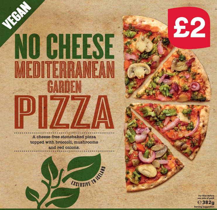 NO CHEESE Mediterranean Garden Pizza